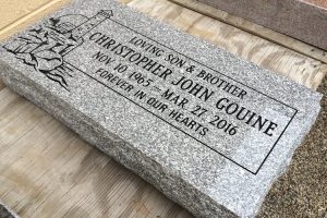 On Site Headstone and Gravestone Engraving Service Lincoln Granite