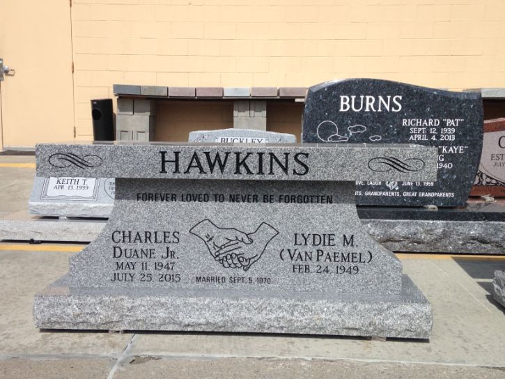 Cremation Benches - Lincoln Granite